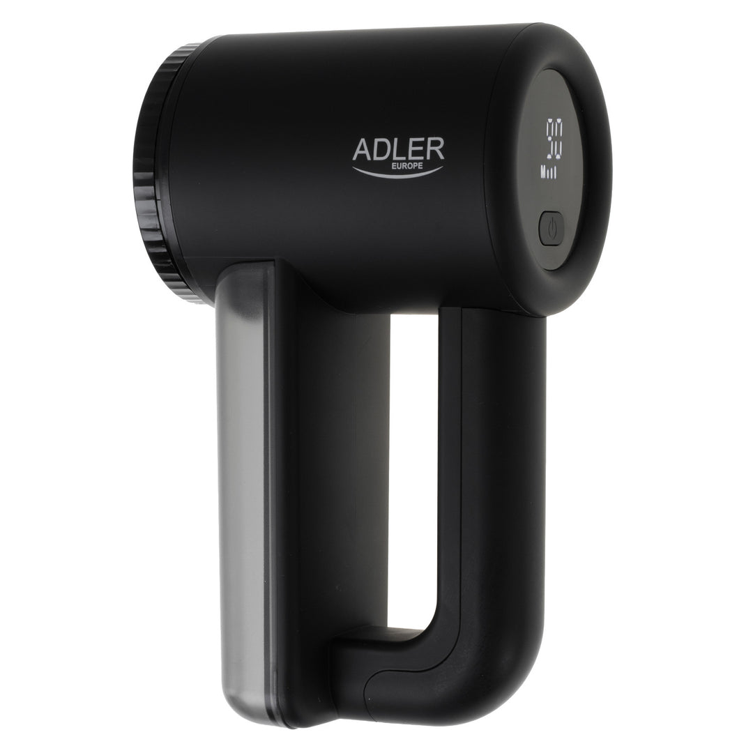 Adler Stoffrasierer, LCD-Display, 3 Geschwindigkeitsstufen, schwarz, AD 9617 black
