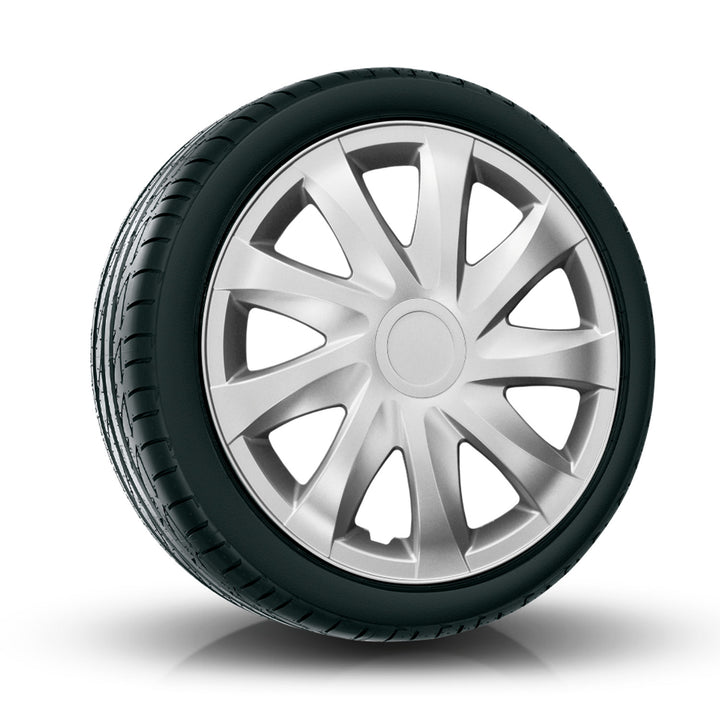 Universal-Radkappen 13'' NRM Draco silberfarben 4 Stück