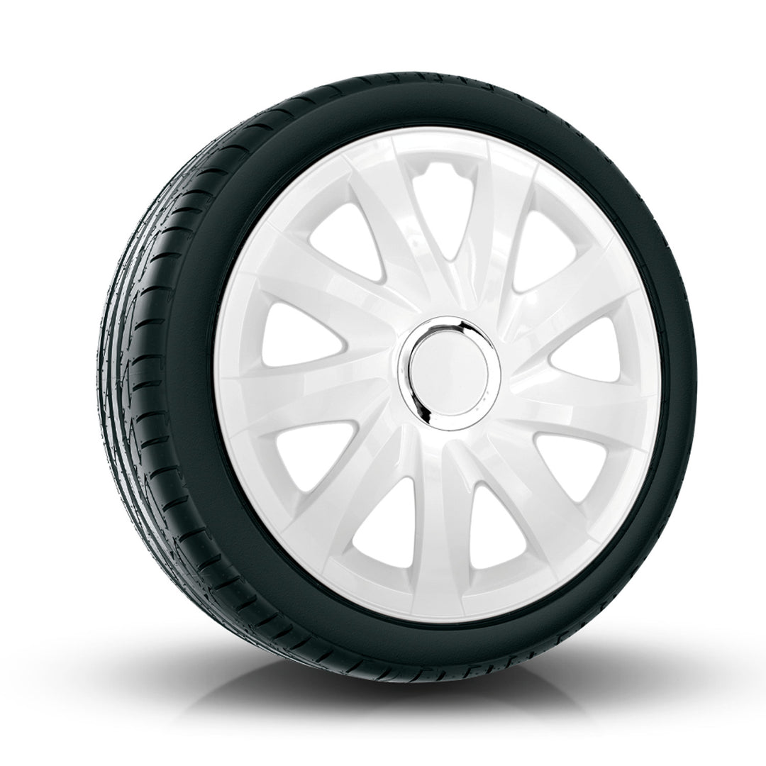 Universal-Radkappen 13'' NRM Drift weiß, 4er-Set