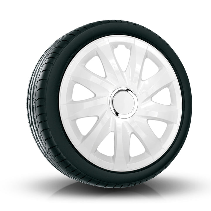 Universal-Radkappen 13'' NRM Drift weiß, 4er-Set
