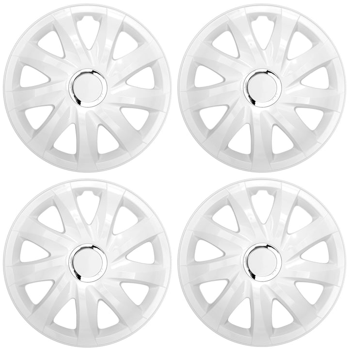 Universal-Radkappen 13'' NRM Drift weiß, 4er-Set