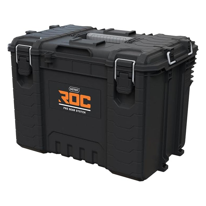 Werkzeugkasten Keter ROC XL Pro Gear 2.0, Tragkraft 72 kg, Pro Mount-Halterungen, kann an der Wand aufgehängt werden, 256980