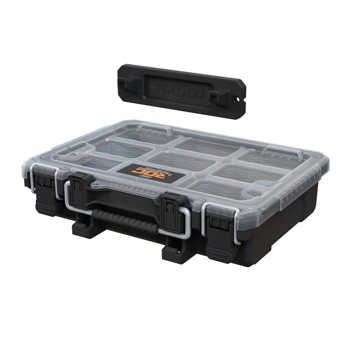 Keter ROC Pro Gear 2.0 Werkzeugorganizer, Halterung zur Wandmontage, transparente und robuste Abdeckung, Staub- und wasserdichte Dichtung, Metallverschlüsse, 256983