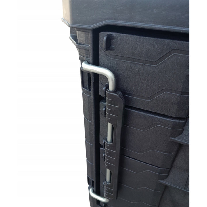 Keter ROC Pro Gear 2.0 XL-Werkzeugkasten, mit zwei Schubladen, integrierten Trennwänden, Platz für ein Vorhängeschloss, Verschlüssen an der Vorderseite, 259841