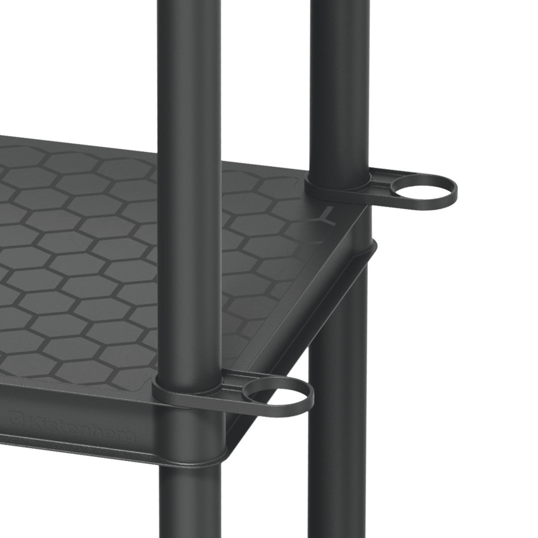 Regal Stackaro Solid 75 Kistenberg, max. Gesamtbelastung 220 kg, 5 Fachböden, Wandmontage, KSS75L5HD-S411