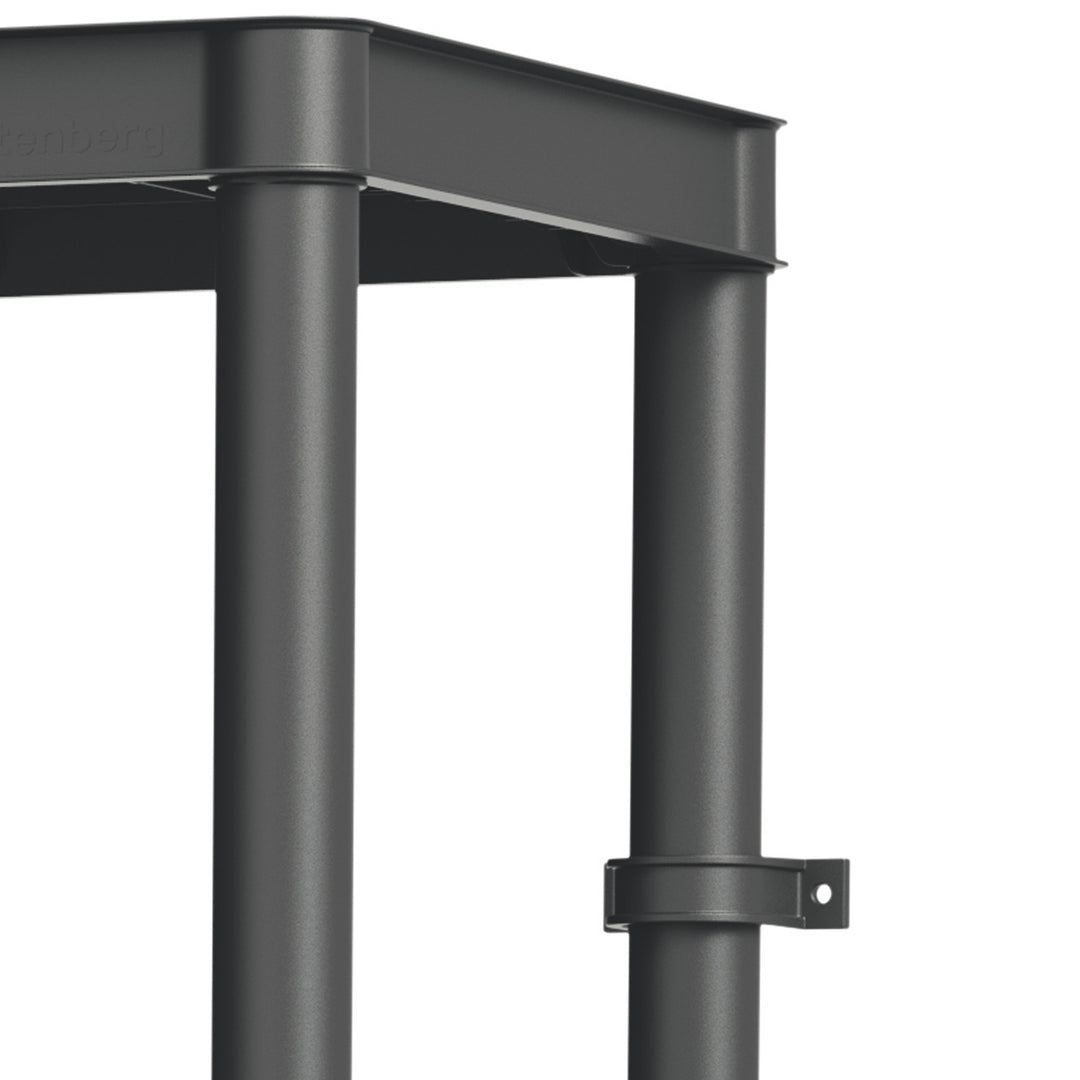 Regal Stackaro Solid 75 Kistenberg, max. Gesamtbelastung 220 kg, 5 Fachböden, Wandmontage, KSS75L5HD-S411