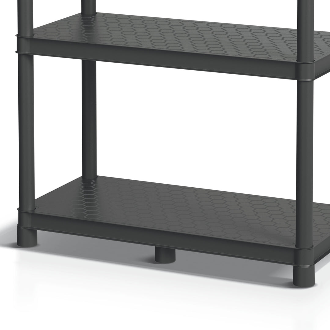 Regal Stackaro Solid 75 Kistenberg, max. Gesamtbelastung 220 kg, 5 Fachböden, Wandmontage, KSS75L5HD-S411