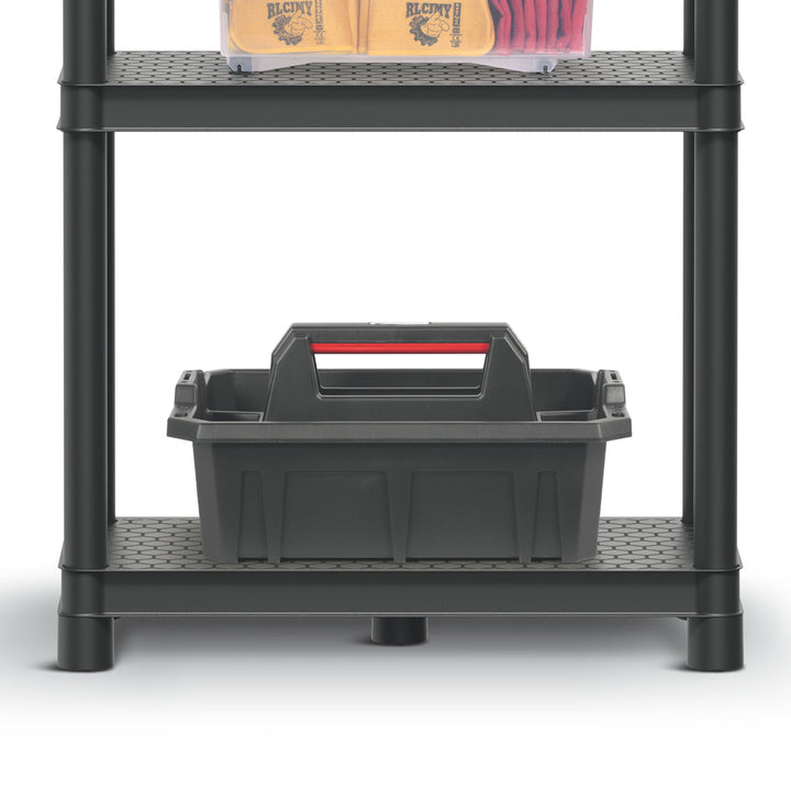 Regal Stackaro Solid 75 Kistenberg, max. Gesamtbelastung 220 kg, 5 Fachböden, Wandmontage, KSS75L5HD-S411