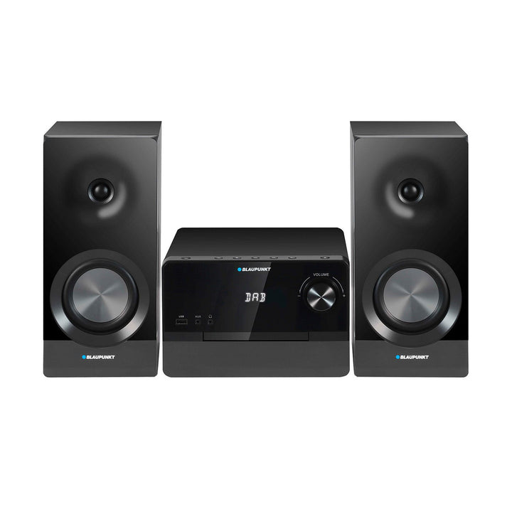 Blaupunkt Micro-Stereoanlage, 100 W RMS Leistung, DAB+-Tuner, LED-Display, FM-Radio, Teleskopantenne im Lieferumfang enthalten, HDMI-ARC-Anschluss, CD/MP3/USB/BT, Uhr mit Weckfunktion, MS49DAB