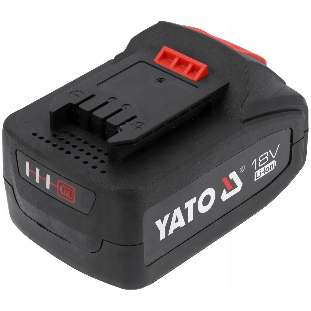 Yato-Akku für Elektrowerkzeuge, für die 18-V-Serie, Energie 72 Wh, max. Ausgangsstrom 60 A, Li-Ion 4 Ah, YT-828463