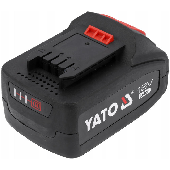 Yato-Akku für Elektrowerkzeuge, für die 18-V-Serie, Energie 72 Wh, max. Ausgangsstrom 60 A, Li-Ion 4 Ah, YT-828463