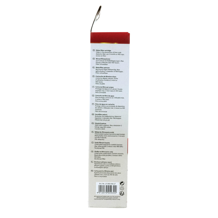 Wasserfilter für Espressomaschinen mit Schraubanschluss von AEG, BSH, Krups, Melitta, Nivona Scanpart