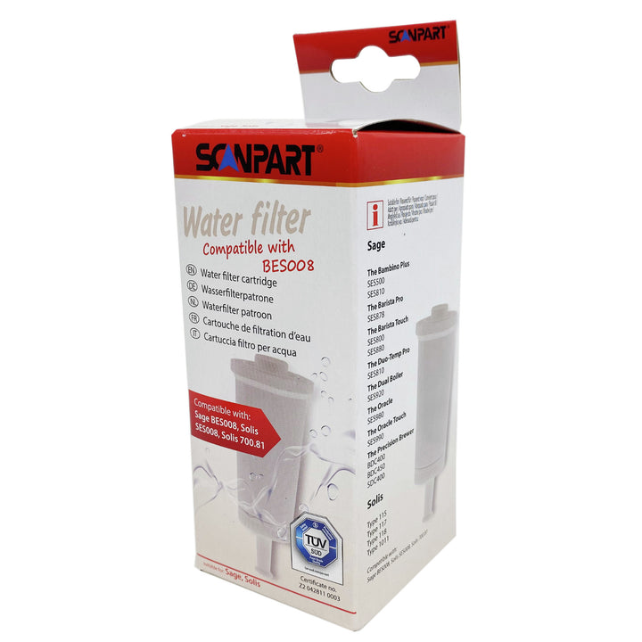 Wasserfilter für Sage-Kaffeemaschine, Ersatzteil BES008 Scanpart