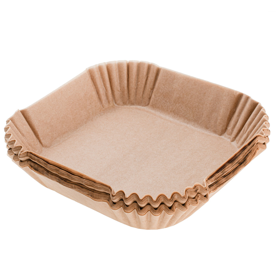 Papier-Einsätze für Fritteuse, Airfryer, Adler, 16 cm, bis 240 °C, biologisch abbaubar, 500 Stück, AD 6731