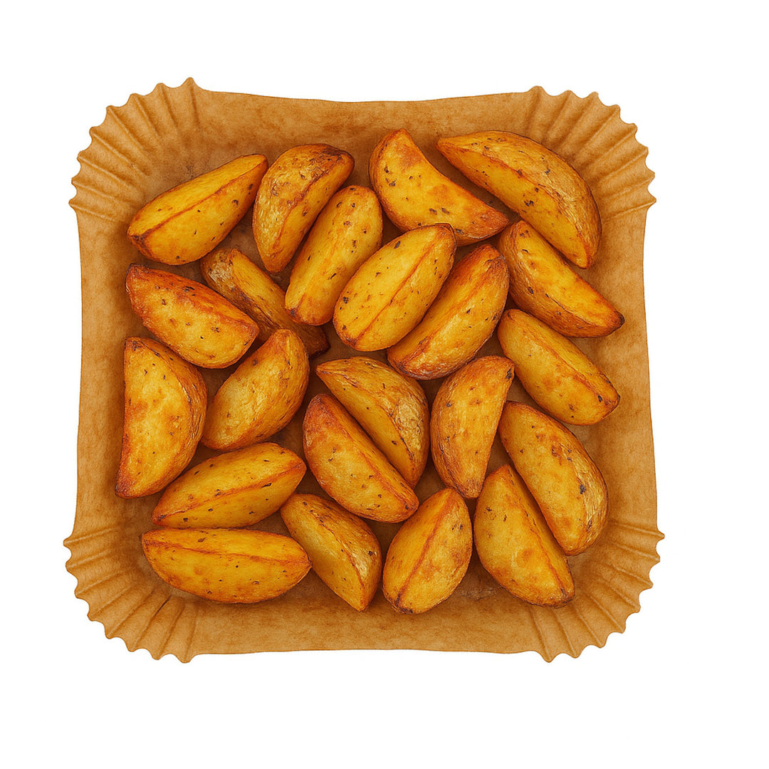 Papier-Einsätze für Fritteuse, Airfryer, Adler, 16 cm, bis 240 °C, biologisch abbaubar, 500 Stück, AD 6731
