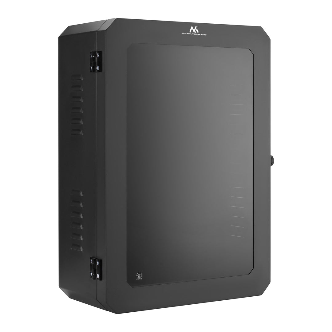 Maclean-Schrank für EV-Ladegeräte, wasserdicht nach IP65, Stahl + gehärtetes Glas, Abmessungen 70 x 50 x 25 cm, MC-900