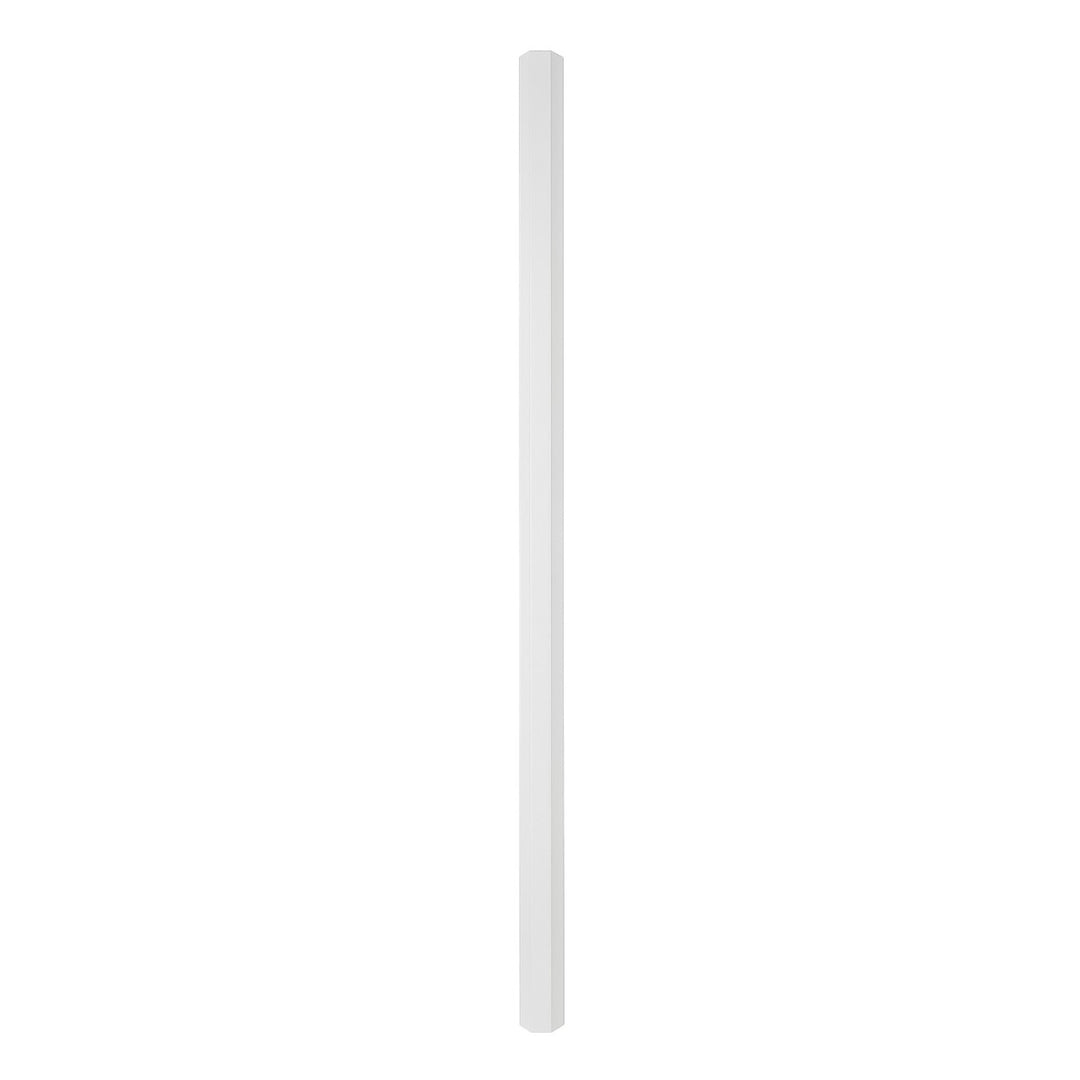Maclean-Kabelabdeckleiste aus Aluminium, 33 x 18 x 750 mm, weiß, MCTV-897 W