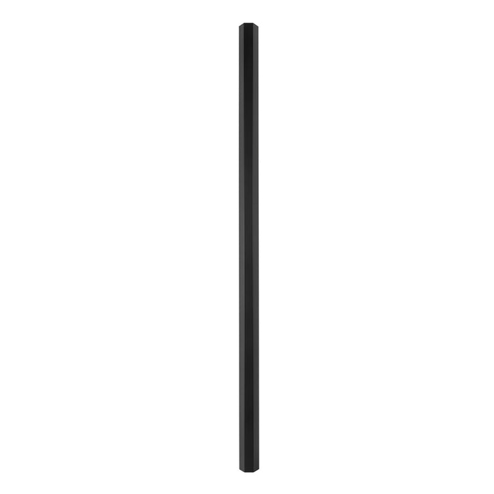 Maclean-Kabelabdeckleiste aus Aluminium, 33 x 18 x 750 mm, schwarz, MCTV-897 B