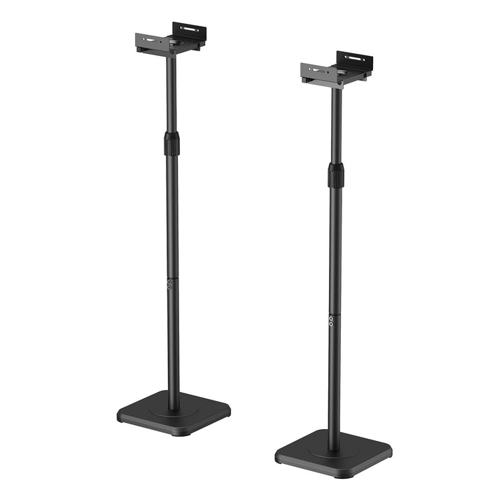 Set mit Maclean-Standfüßen für Lautsprecher, universell einsetzbar, vertikale und horizontale Verstellung +10° bis -10°, max. 5 kg, MC-916