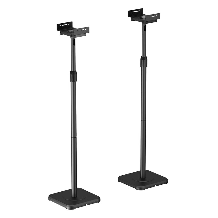 Set mit Maclean-Standfüßen für Lautsprecher, universell einsetzbar, vertikale und horizontale Verstellung +10° bis -10°, max. 5 kg, MC-916