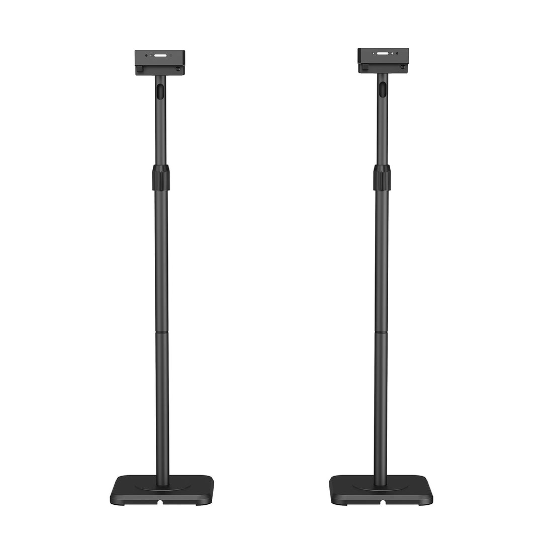 Set mit Maclean-Standfüßen für Lautsprecher, universell einsetzbar, vertikale und horizontale Verstellung +10° bis -10°, max. 5 kg, MC-916