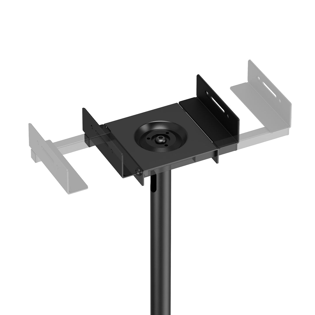 Set mit Maclean-Standfüßen für Lautsprecher, universell einsetzbar, vertikale und horizontale Verstellung +10° bis -10°, max. 5 kg, MC-916
