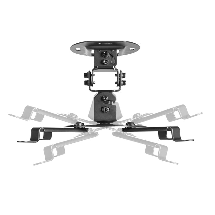 Deckenhalterung für Maclean-Projektoren, 54–320 mm, bis zu 13,5 kg, 360-Grad-Drehung, MC-200 B