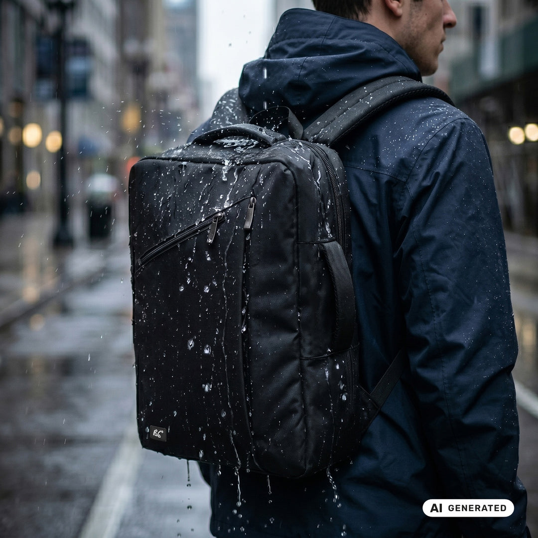 NanoRS Laptop-Rucksack, 15,6", schwarz, 43 x 30 x 10, wasserabweisend RS203 B