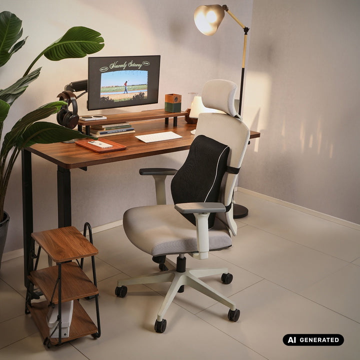 Promedix-Lendenkissen aus Memory-Schaum, 44 x 37 x 12 cm, Schaumdichte: 50D, PR-214