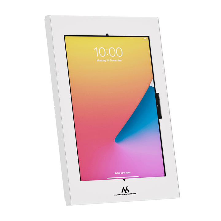 Maclean-Werbehalterung für Tablets, mit Verriegelung, 12,4"-13", iPad Air/Pro, Samsung Tab S10+/S9+/S8+/S7+, 257 x 350 x 22 mm, MC-950 W