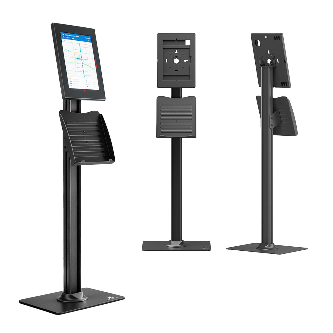 Maclean-Werbehalterung für Tablets, mit Verriegelung, 10,9"–11", iPad Air/Pro, Samsung Tab A- und S-Serie, 220 × 323 × 22 mm, MC-960 B