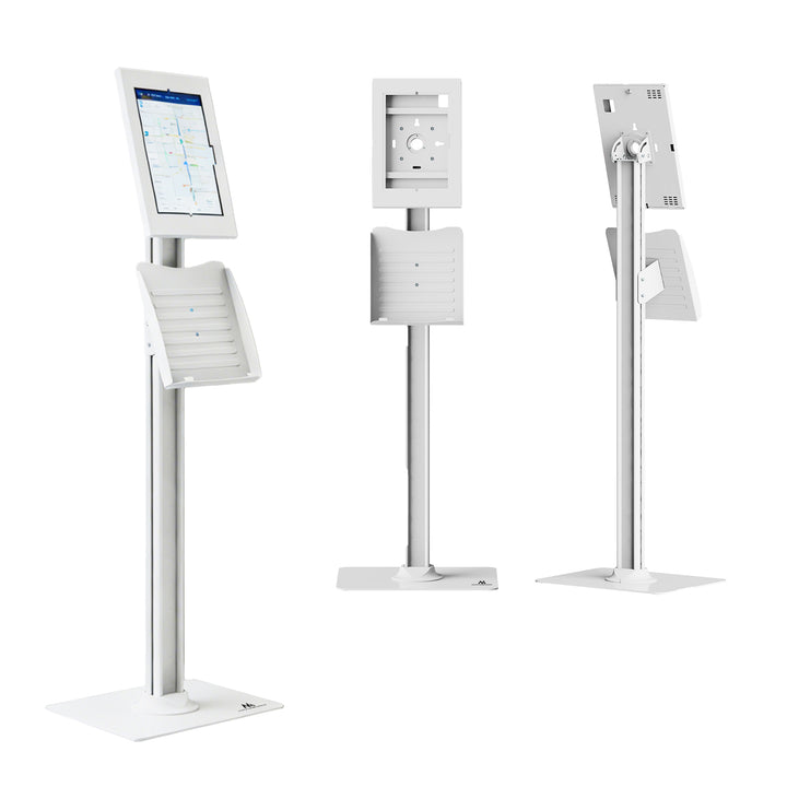 Maclean-Werbehalterung für Tablets, mit Verriegelung, 10,9"–11", iPad Air/Pro, Samsung Tab A- und S-Serie, 220 × 323 × 22 mm, MC-960 W