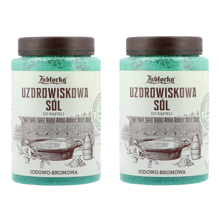 Zabłocka-Kur-Salz, jod- und bromhaltig, zum Baden, 1,2 kg – 2 Stück