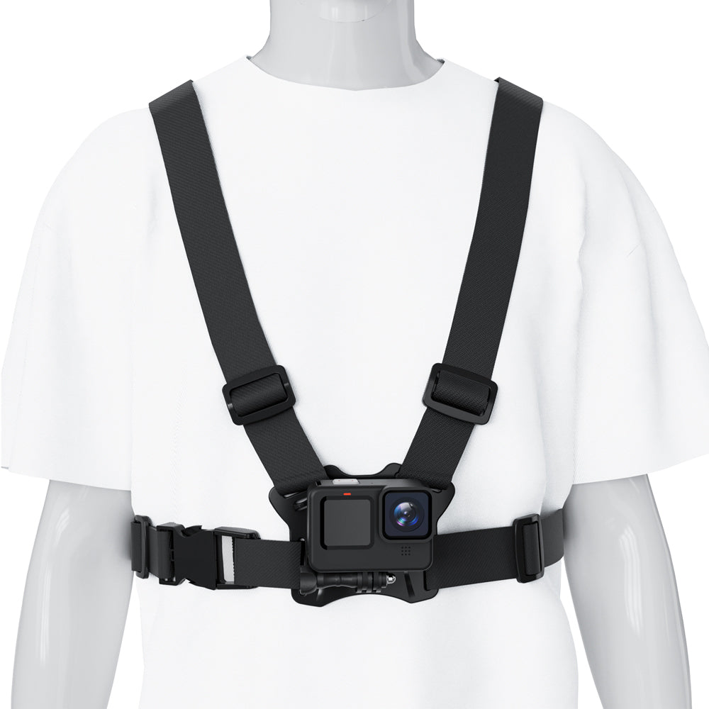 Rucksack mit LED-Signalleuchte, mit Fernbedienung, wasserdicht: Fernbedienung IPx5, Rucksack IPX2 + universelle Sportgurte, für Handy, Kamera, GoPro-Kamera und andere Geräte, drehbarer Halter, MC-294