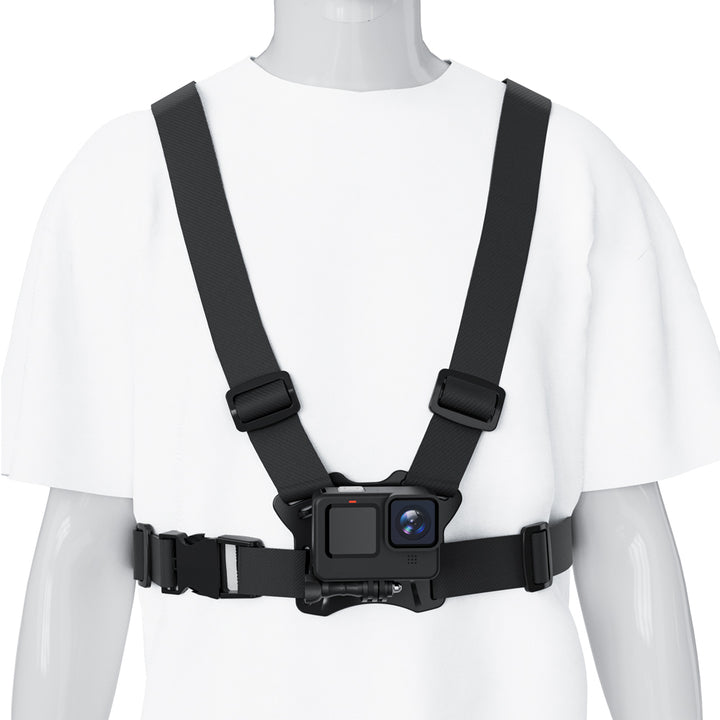 Rucksack mit LED-Signalleuchte, mit Fernbedienung, wasserdicht: Fernbedienung IPx5, Rucksack IPX2 + universelle Sportgurte, für Handy, Kamera, GoPro-Kamera und andere Geräte, drehbarer Halter, MC-294