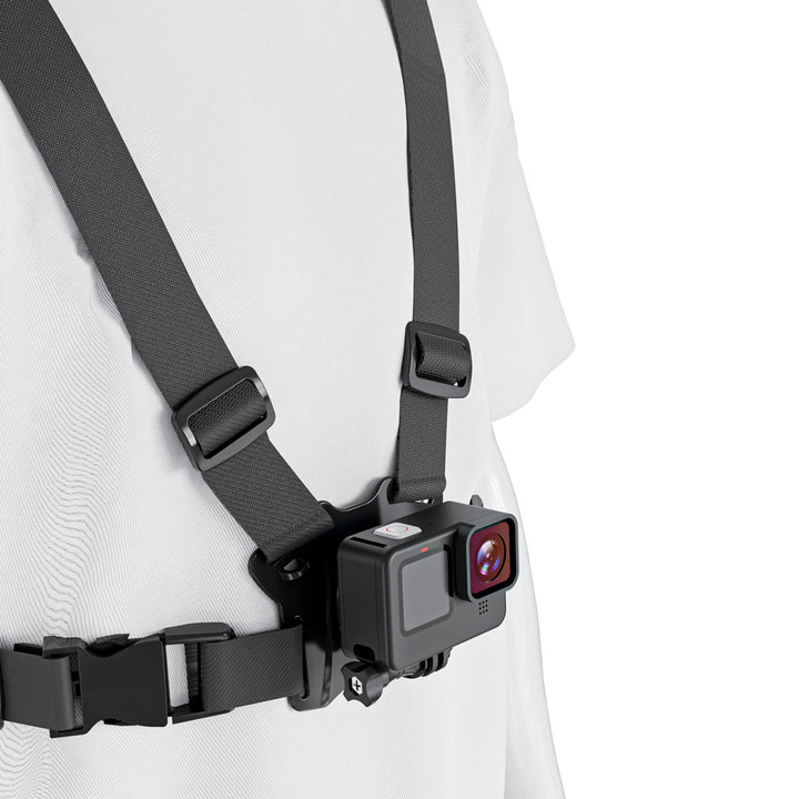 Rucksack mit LED-Signalleuchte, mit Fernbedienung, wasserdicht: Fernbedienung IPx5, Rucksack IPX2 + universelle Sportgurte, für Handy, Kamera, GoPro-Kamera und andere Geräte, drehbarer Halter, MC-294