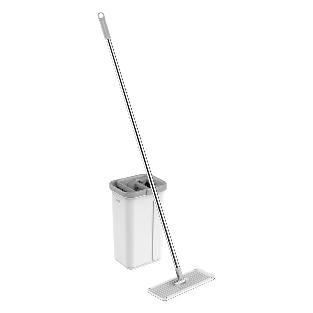 Teesa Flachmopp, Zwei-Kammer-Eimer, Fassungsvermögen 5,7 l, New Clean R13, Teesa