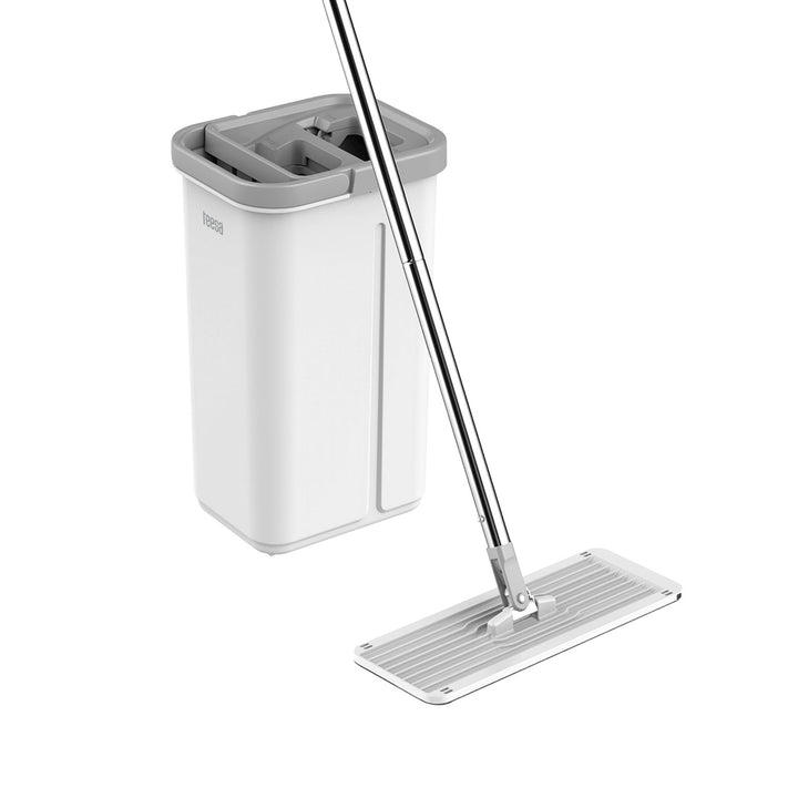 Teesa Flachmopp, Zwei-Kammer-Eimer, Fassungsvermögen 5,7 l, New Clean R13, Teesa