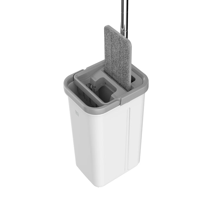 Teesa Flachmopp, Zwei-Kammer-Eimer, Fassungsvermögen 5,7 l, New Clean R13, Teesa