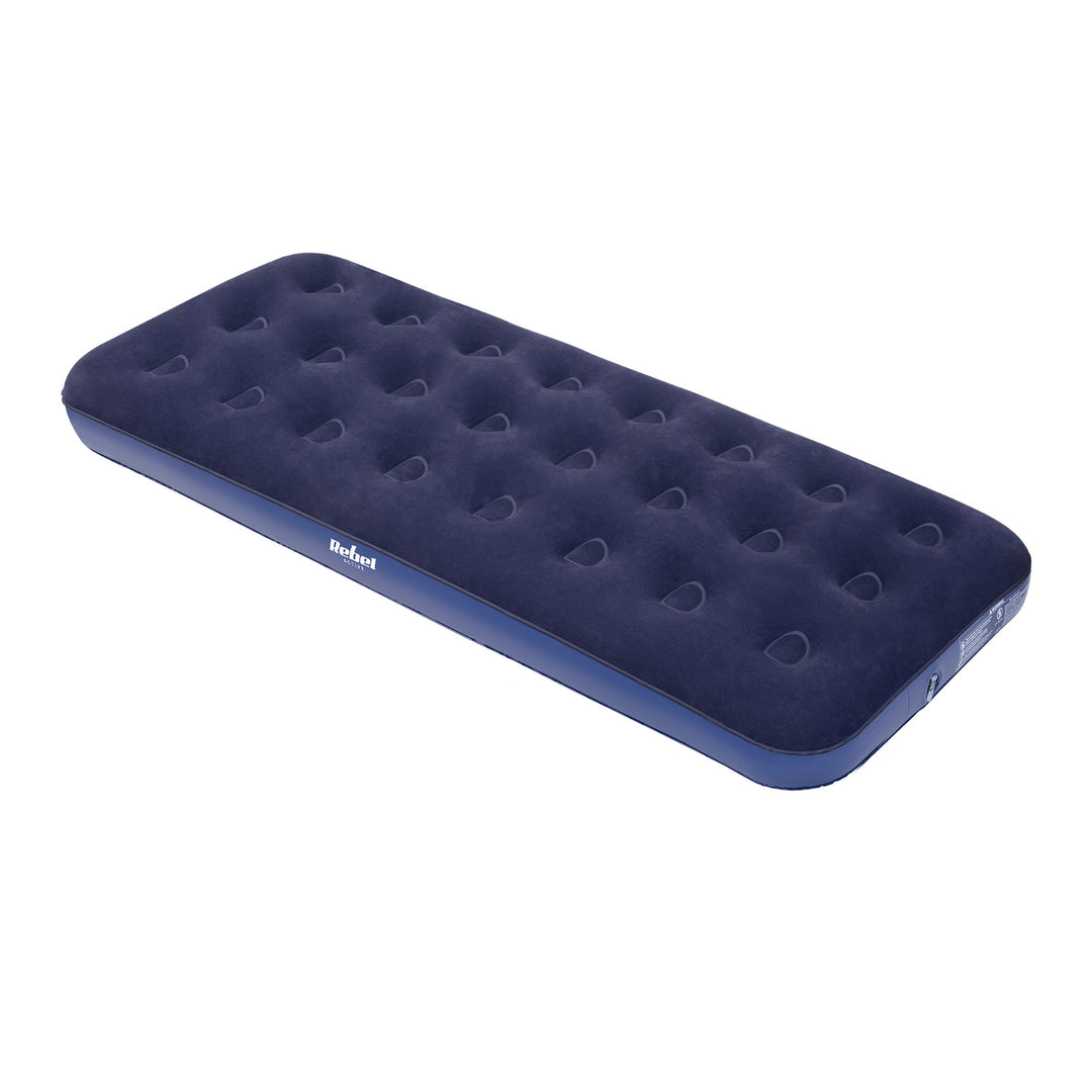 Aufblasbare Einzelmatratze REBEL ACTIVE, Maße 191 x 73 x 22 cm, RBA-5001-S