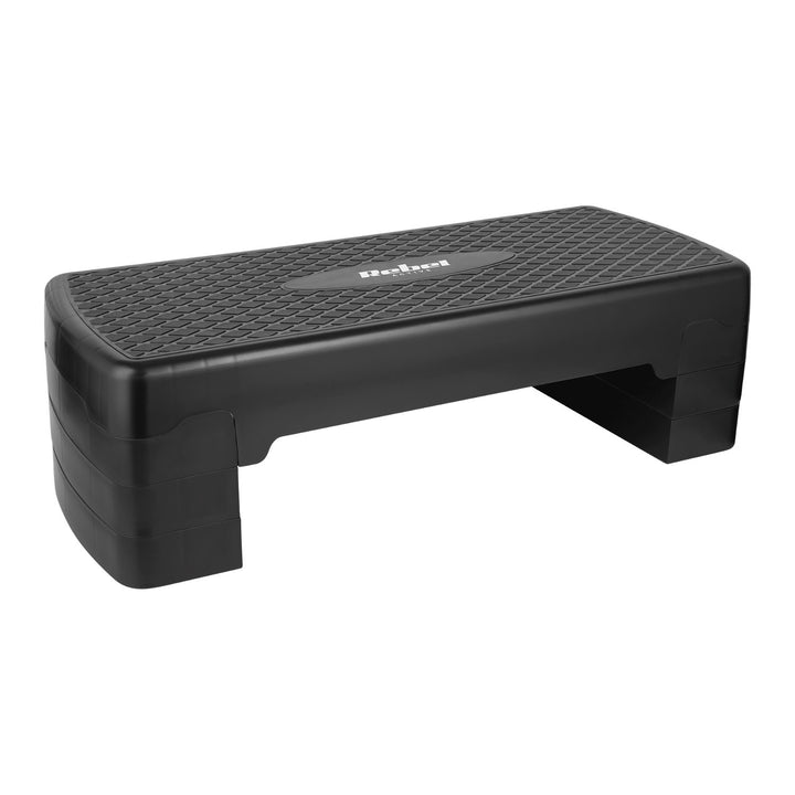 Aerobic- und Fitness-Step Rebel Active, 3 Stufen, 68 cm, schwarz, RBA-3227-BK