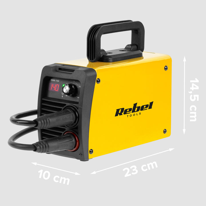 Rebel-Schweißgerät, MMA, LED-Anzeige, IP21S, 10–140 A, RB-1040