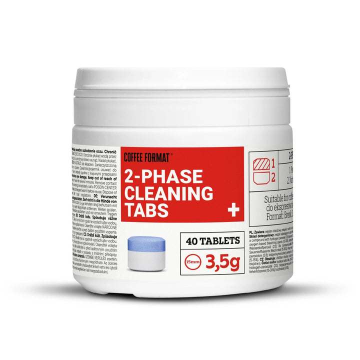Tabletten zur Reinigung der Kaffeemaschine, 2-Phase Cleaning TABS+ 40x3,5g Coffee Format