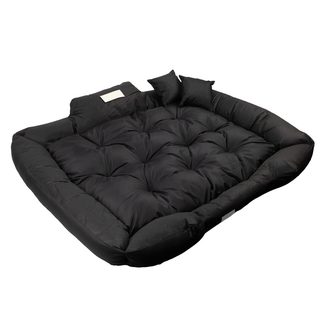 GreenBlue-Hundebett, schwarz, rechteckig, Außenmaße 115 x 95 cm, Innenmaße 100 x 80 cm GB240 BL