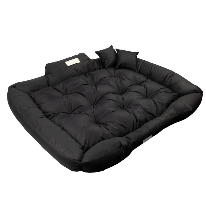 GreenBlue-Hundebett, schwarz, rechteckig, Außenmaße 115 x 95 cm, Innenmaße 100 x 80 cm GB240 BL