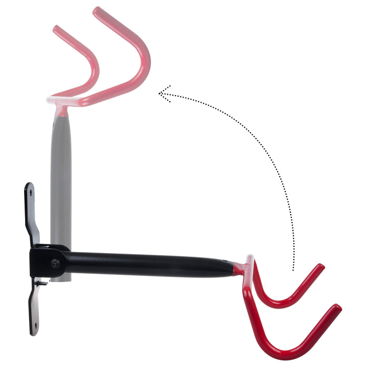 Maclean Fahrradhalterung / Wandhalterung, horizontal, Stahl, max. Belastbarkeit 30 kg, MC-430, 2 Stück