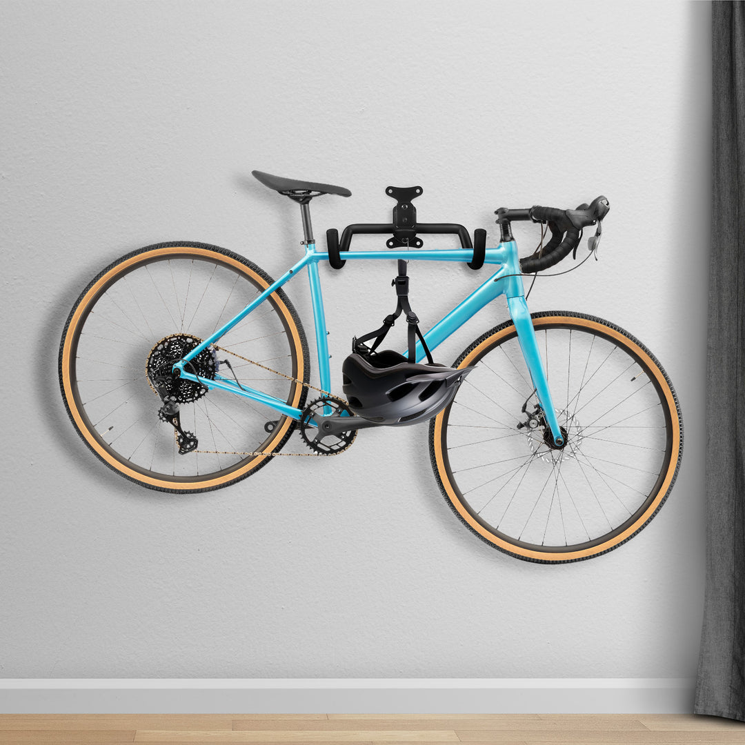 Maclean Fahrrad-Wandhalterung, horizontal, Stahl, max. Belastbarkeit 30 kg, MC-484, 3 Stück