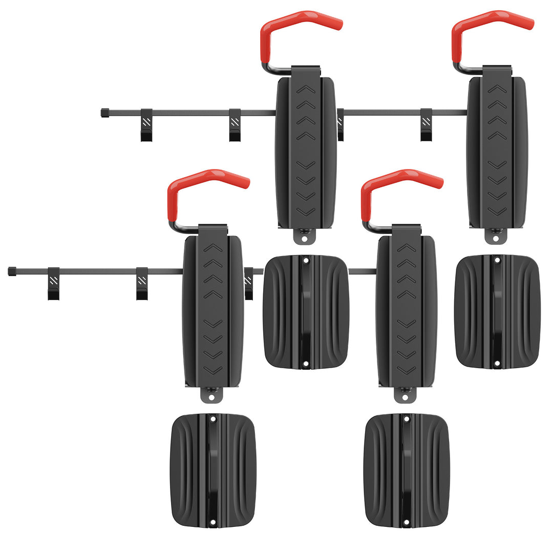 Maclean Wandhalterung für Fahrräder, max. 35 kg, MC-499, 4 Stück