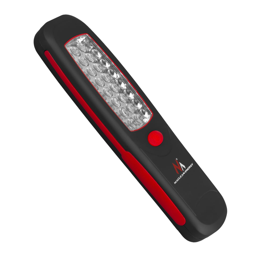 2x Maclean-Werkstattlampe mit 24 LEDs, Magnet, Haken, MCE03 + 6x Batterie R-06 R06 AA LR06 1,5 V VARTA Longlife Power