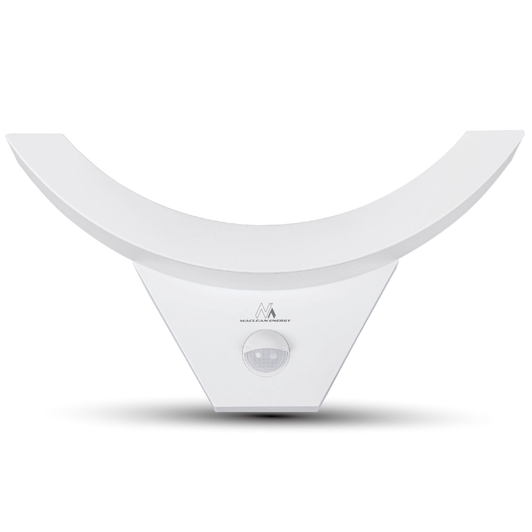 Maclean LED-Lampe mit Bewegungsmelder, PIR-Sensor, Farbe: Weiß, 10 W, IP54, 800 lm, MCE290 W, 2 Stück